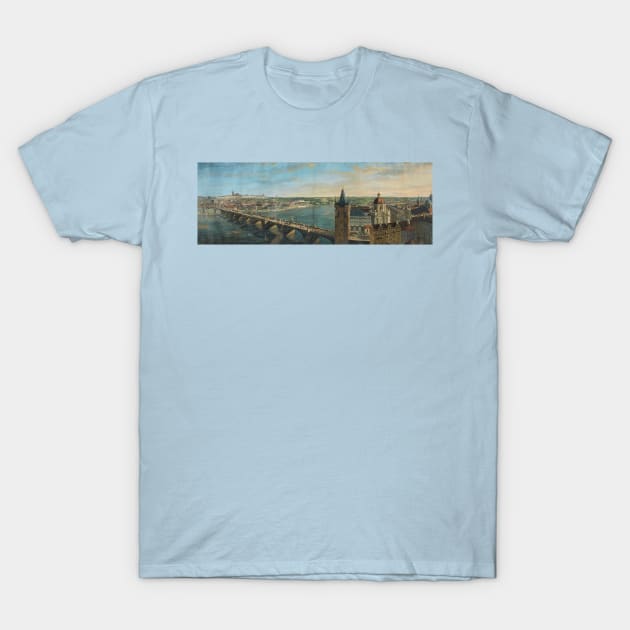 Panorama of Prague by Christian Ezdorf T-Shirt by Amanda1775